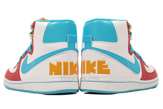 Nike WMNS Terminator High Basic - White - Chlorine Blue - Red - Orange -  SneakerNews.com