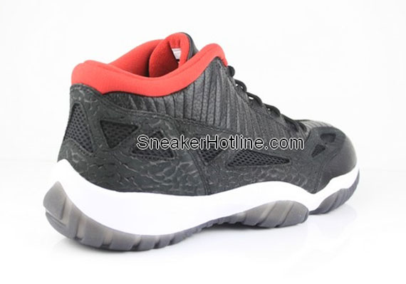 Air Jordan XI IE Low Retro - Black - White - Varsity Red - New Images