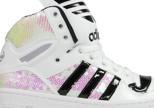 adidas Originals Metro Attitude Logo – Black – White – Sequins