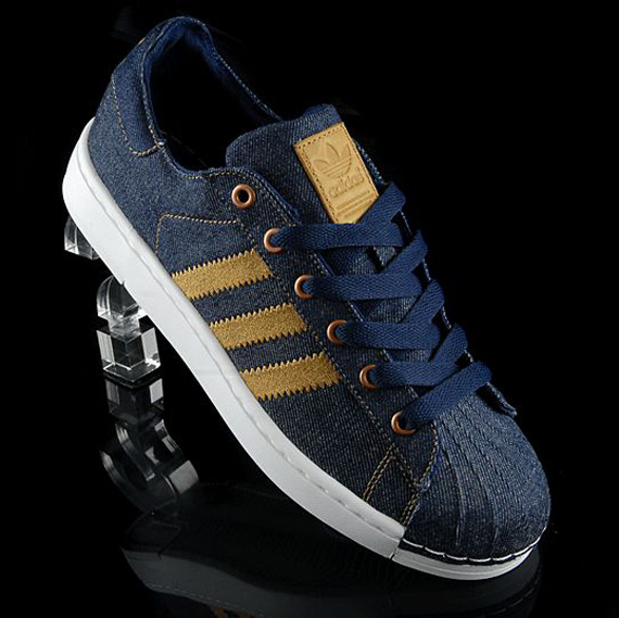 Adidas Superstar Lite Denim Gold 06