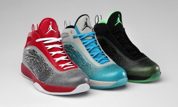 Air Jordan 2011 – Neo Lime + Orion Blue + Varsity Red | Release Delayed