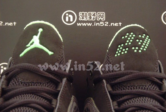 Air Jordan 2011 Black Electric Green In52 01