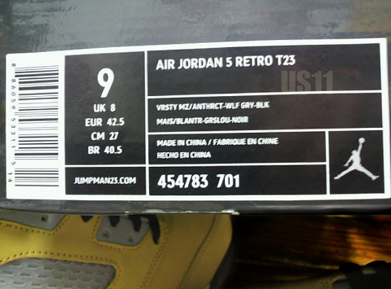 Air Jordan 5 Retro T23 - New Images