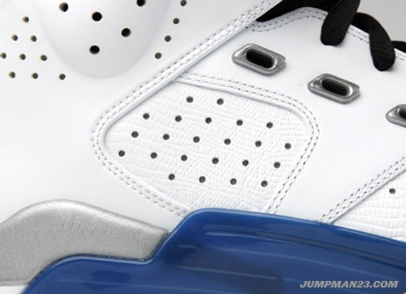 Air Jordan 6-17-23 – White – Black – Signal Blue | Detailed Images