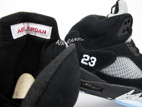 Air Jordan V Black Metallic Silver Air Randy 03