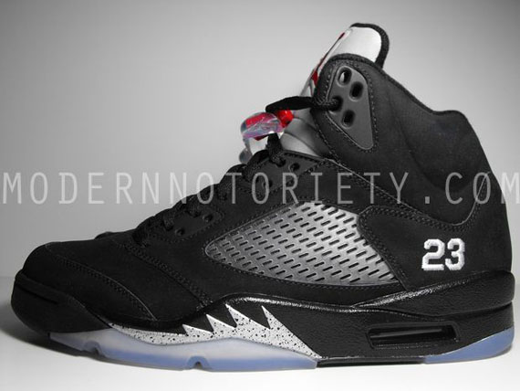 Air Jordan V Black Metallic Silver Fall 2011 15