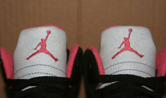 Air Jordan V Ps Black Pink White Sample 04