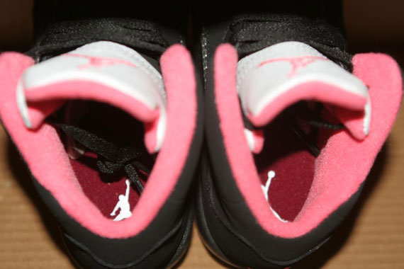 Air Jordan V Ps Black Pink White Sample 09