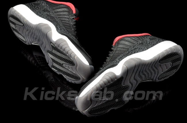Air Jordan Xi Low Ie Black Varsity Red White 2011 6