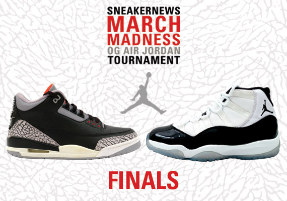 Sneaker News March Madness OG Air Jordan Tournament - Finals Voting