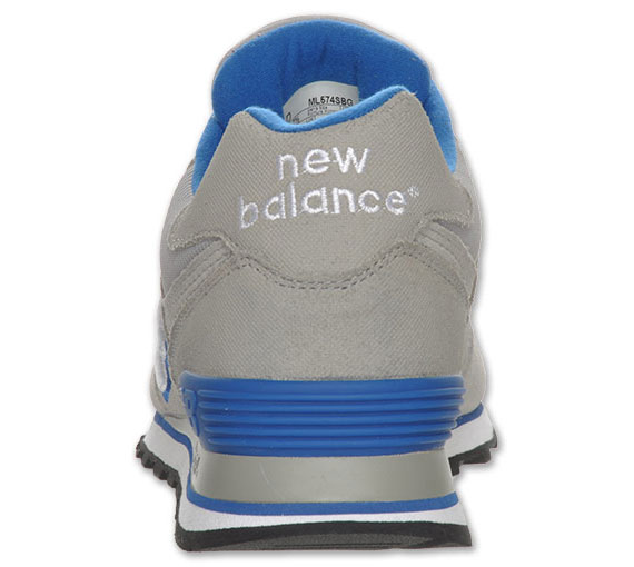 New Balance 574 Suede Grey Blue Red 02