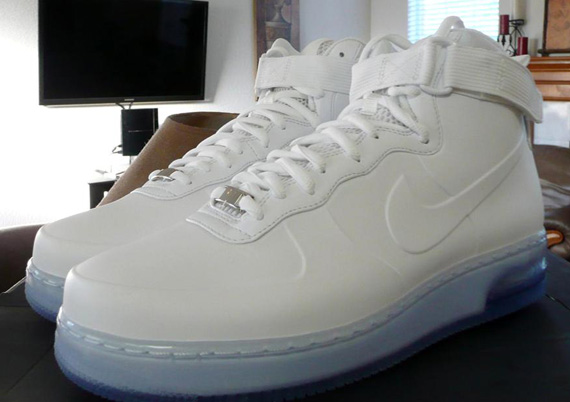 Nike Air Force 1 High Foamposite White Ebay 05