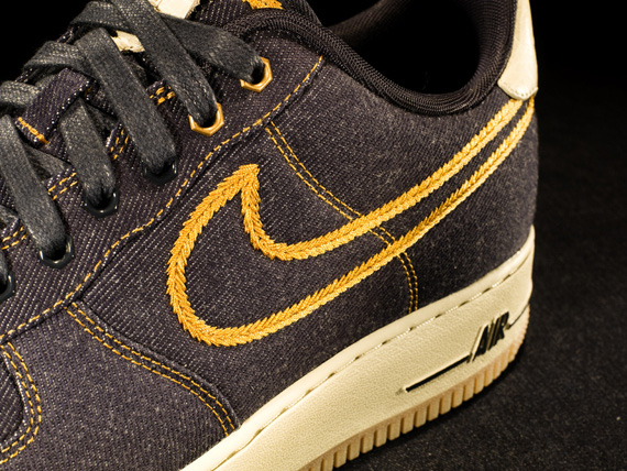 Nike Air Force 1 Low Premium Denim Bronze Gum 01