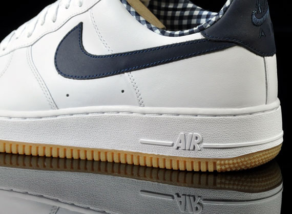 Nike Air Force 1 Low White Midnight Navy Gum 315122 173 07