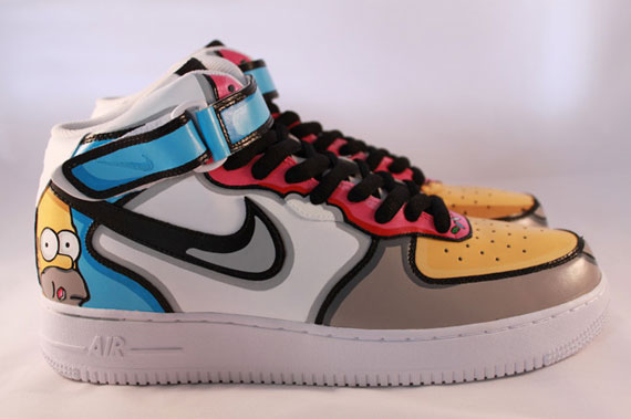 nike air force 1 homer simpson