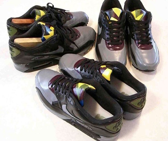 Nike Air Max 90 Bordeaux Customs By Zen One 2