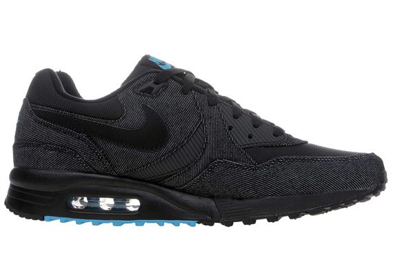 nike air max light black denim childrens blue 04