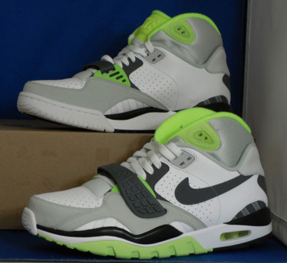 Nike Air Trainer SC II - White - Dark Grey - Neutral Grey - Citron ...