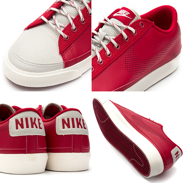 nike-blazer-low-perforated-swoosh-varsity-red-light-bone-3 Nike Blazer Low Perforated Swoosh Varsity Red Light Bone 3
