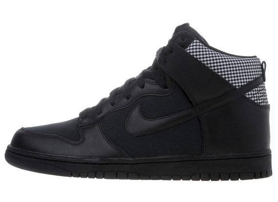 Nike Dunk High Black Gingham Jdsports 06