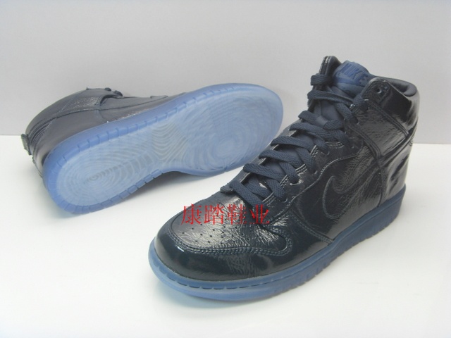 <Samsung i8, Samsung VLUU i8> Nike Dunk High Premium Obsidian Crinkled Patent Leather 7