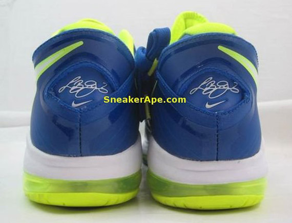 Nike Lebron 8 V2 Low Treasure Blue Volt New Images 3