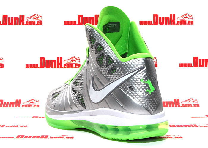 Nike Lebron 8 P S Dunkman Metallic Silver Electric Green 4