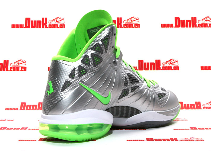 Nike Lebron 8 P S Dunkman Metallic Silver Electric Green 5