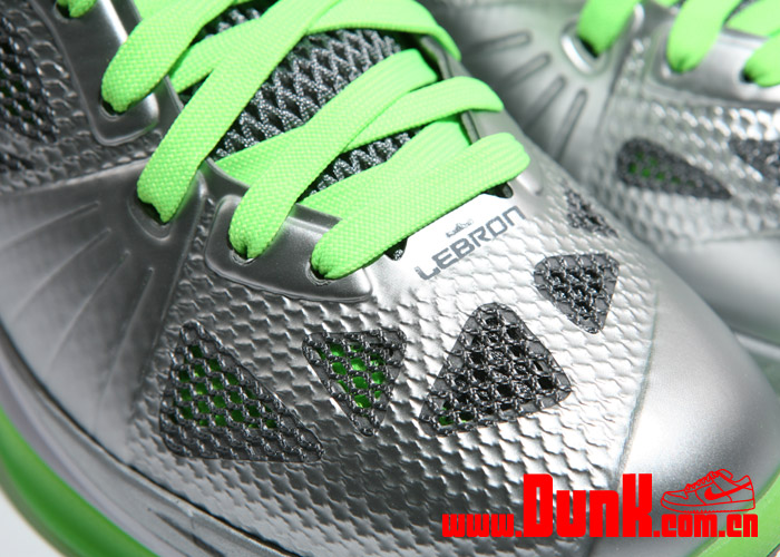 Nike Lebron 8 P S Dunkman Metallic Silver Electric Green 8