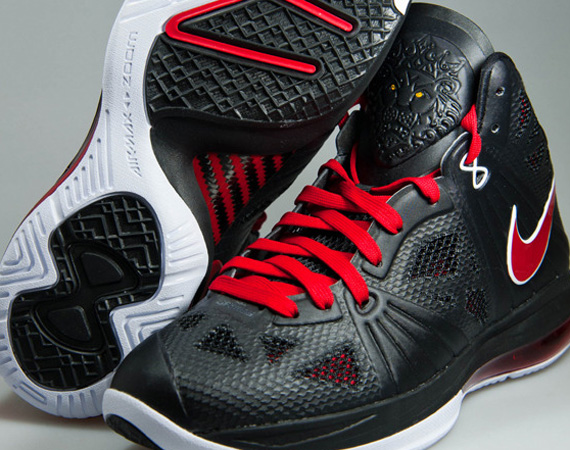 Nike LeBron 8 P.S. – Black – Sport Red – White | New Photos