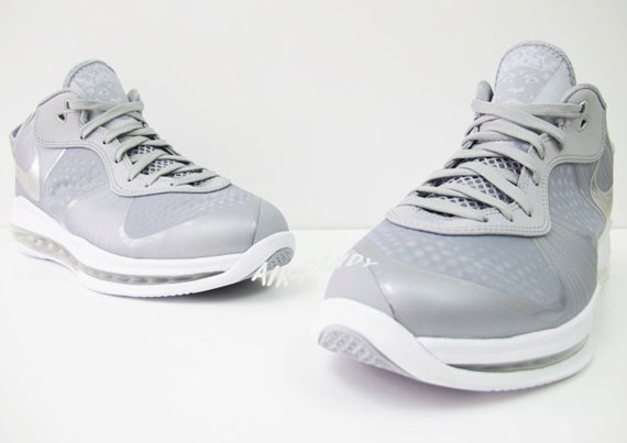Nike Lebron 8 V2 Low Metallic Silver New Images 02