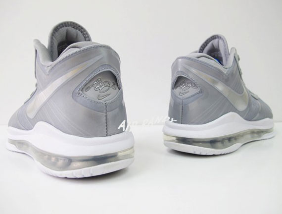 Nike Lebron 8 V2 Low Metallic Silver New Images 05