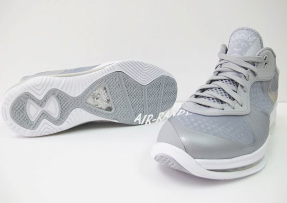 Nike singapore Lebron 8 V2 Low Metallic Silver New Images 06