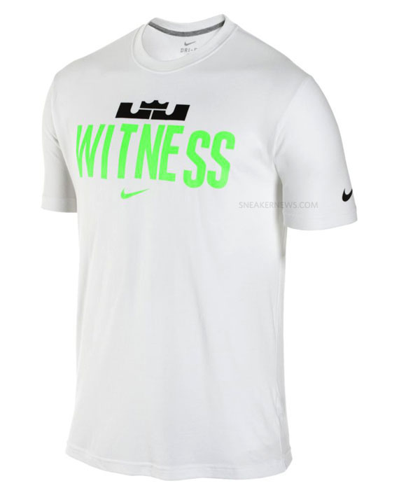 Nike LeBron Witness Glow In The Dark T-Shirt - SneakerNews.com