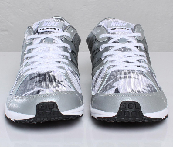 Nike Lunarspider Camo Metallic Silver White 08