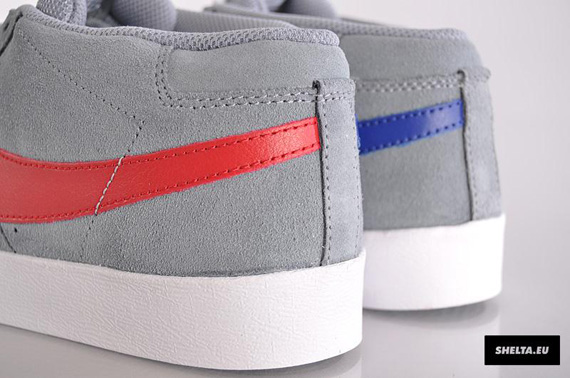 Nike Sb Blazer Cs Grey Blue Red Swoosh 03
