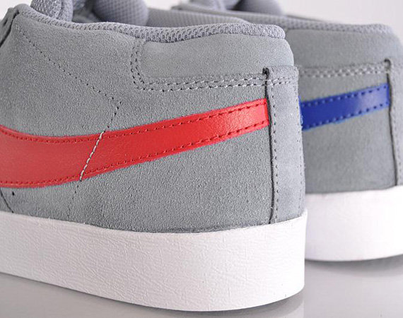 Nike SB Blazer CS – Grey – Blue – Red