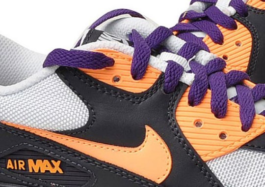 Nike WMNS Air Max 90 – Gridiron – Peach Cream – Club Purple