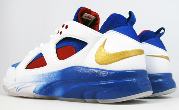Nike Zoom Huarache Tr Low Manny White Blue Red Release Reminder 05