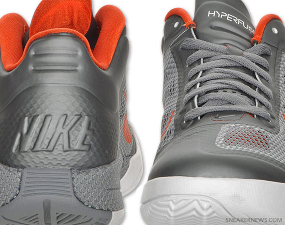 Nike Zoom Hyperfuse Low - Grey - Orange - White SneakerNews.com