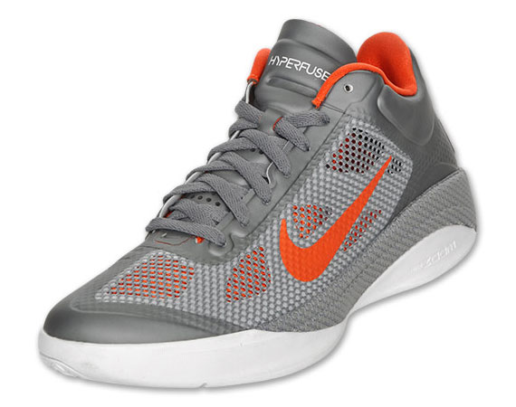 Nike Zoom Hyperfuse Low Grey Orange White 08