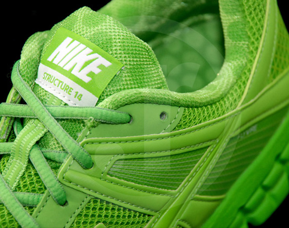 Nike Zoom Structure 14+ - Green Apple - White