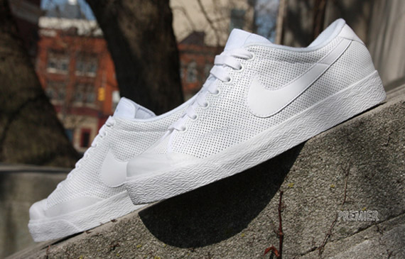 Nike All Court Low Leather - White - Perforated