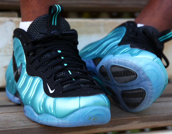 foamposite pro on feet