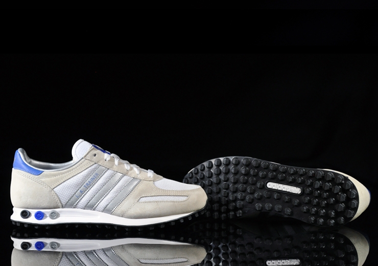 Adidas La Trainer White Silver Blue 7
