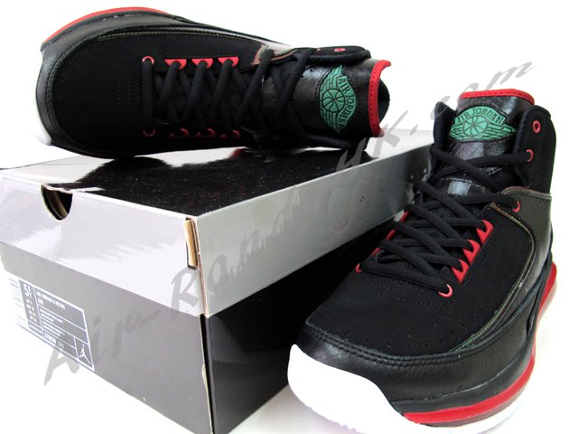 Air Jordan 2.0 Gs Black Red Green 5