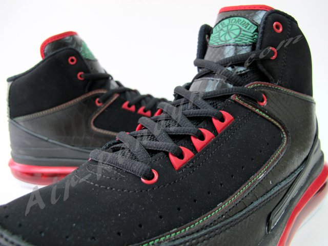 Air Jordan 2.0 Gs Black Red Green 6