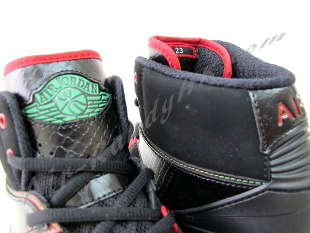 Air Jordan 2.0 Gs Black Red Green 7