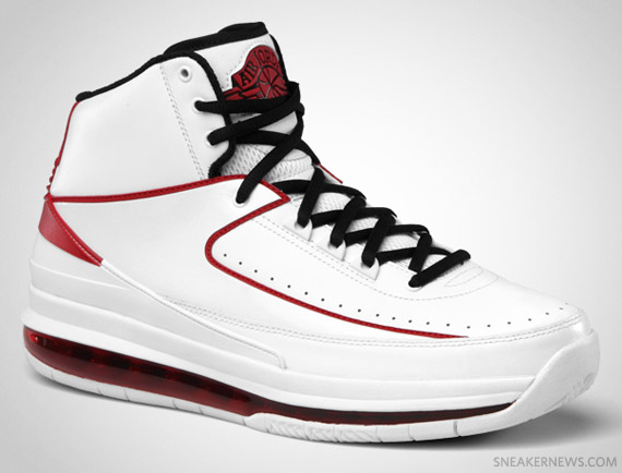Air Jordan 2.0 White Black Varsity Red 1