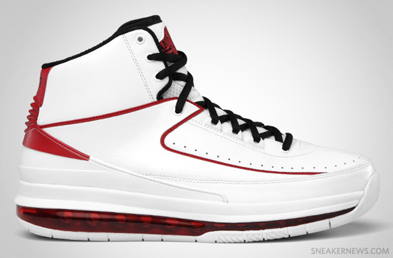 Air Jordan 2.0 White Black Varsity Red 2